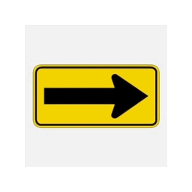 W1-6R One Direction Arrow - MUTCD SIGNS Florida - Transportation Solutions and Lighting, Inc