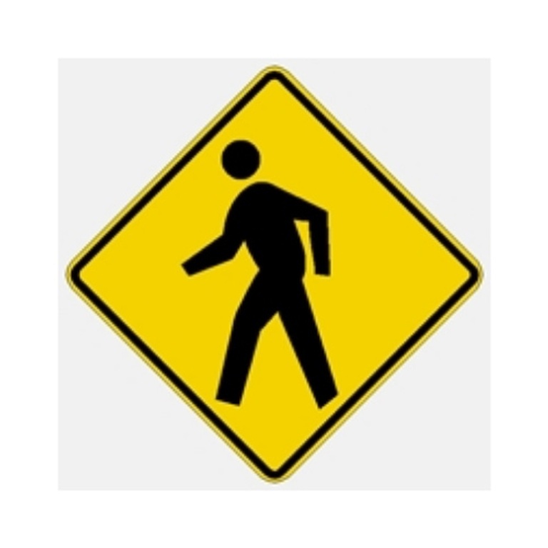 W11- Pedestrian Crossing - MUTCD SIGNS Florida - Transportation Solutions and Lighting, Inc