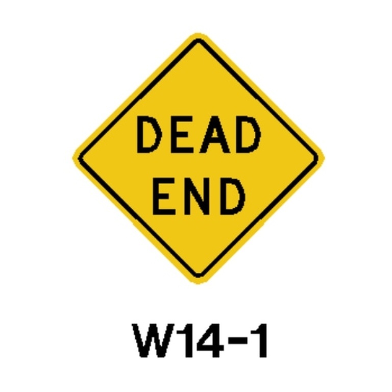 W14-1 Dead End - MUTCD SIGNS Florida - Transportation Solutions and Lighting, Inc