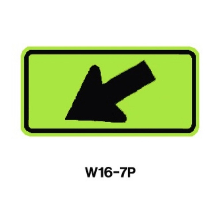 W16-7P Arrow - MUTCD SIGNS Florida - Transportation Solutions and Lighting, Inc