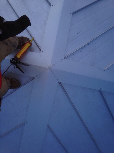 Pumphouse Roof by Siding Company Manitoba - Temple Metal Roofs Ltd