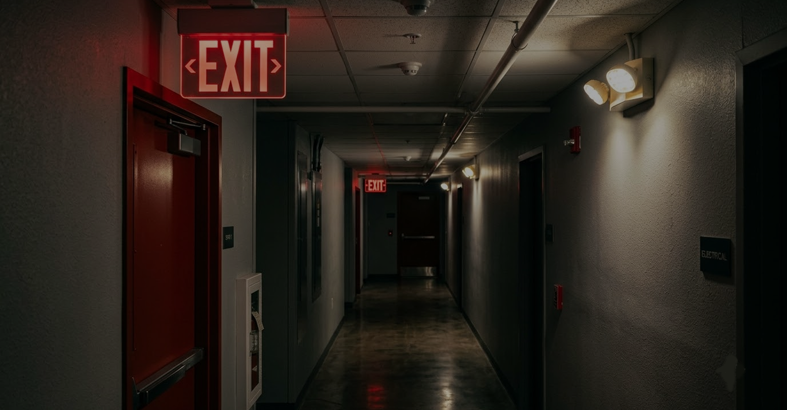 Emergency lighting system installation in Toronto commercial building