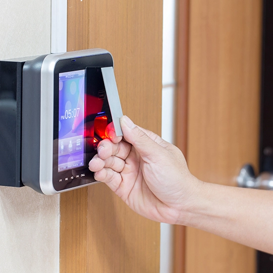 Biometric access control entry for Westchester County office