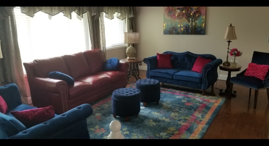 Living Room at Senior Care Group Homes Macomb County - Our Place Senior Assisted Living