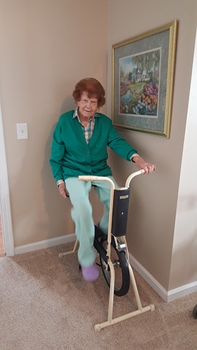 Senior Home Care Facilities Cycling Exercises Macomb County - Our Place Senior Assisted Living