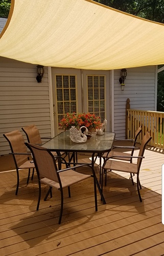 Dining by the Deck at Senior Care Group Homes Macomb County - Our Place Senior Assisted Living