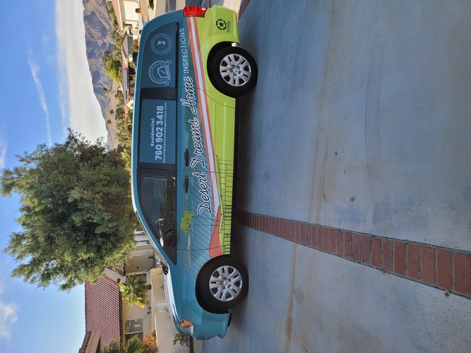 Desert Dream Home Inspections Vehicle - Home Inspection Services Desert Hot Springs