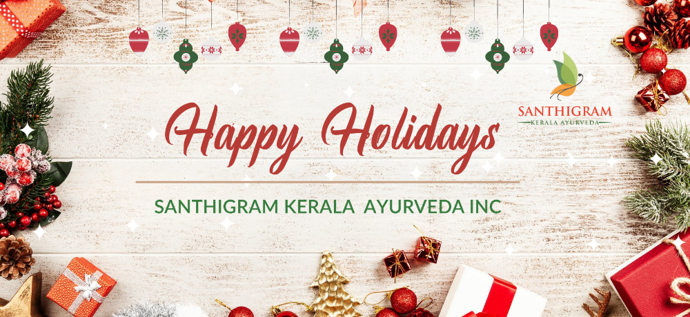 Season’s Greetings from Santhigram Wellness Kerala Ayurveda
