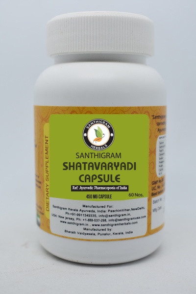 Buy Shatavaryadi Capsules, Ayurvedic Products Online in India, Santhigram Wellnes