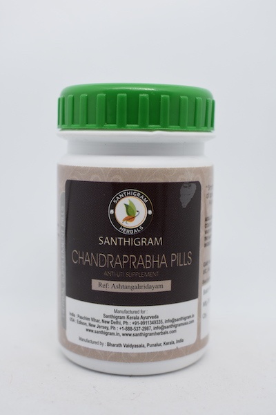 Buy Chandraprabha Pills, Ayurvedic Products Online in India at Santhigram Kerala Ayurveda