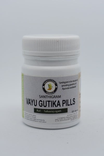 Buy Vayu Pills, Dietary Supplements Online in India at Santhigram Wellness Kerala Ayurveda