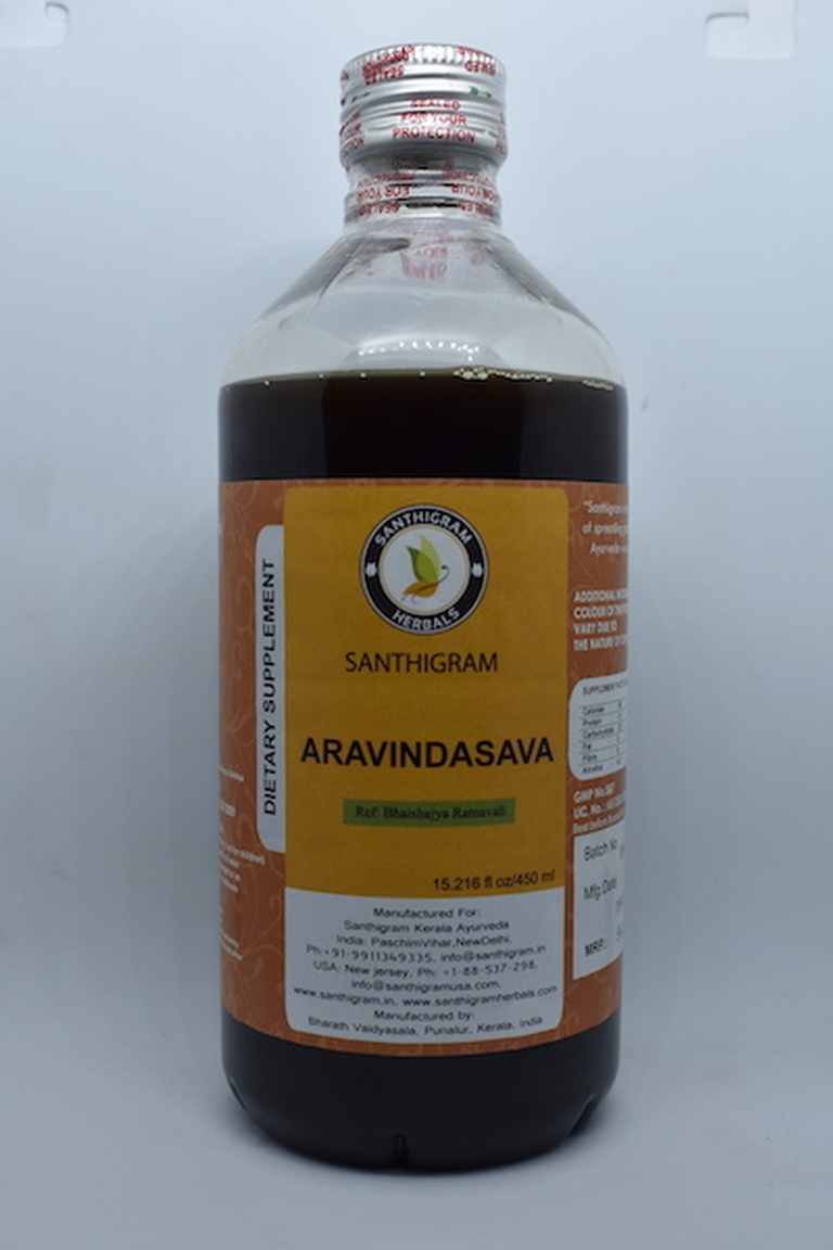 Buy Aravindasava Dietary Supplement Online in India, Santhigram Wellness Kerala Ayurveda
