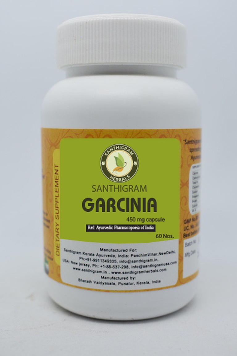 Buy Garcinia Capusule, Ayurvedic Products Online in India at Santhigram Wellness Kerala Ayurveda