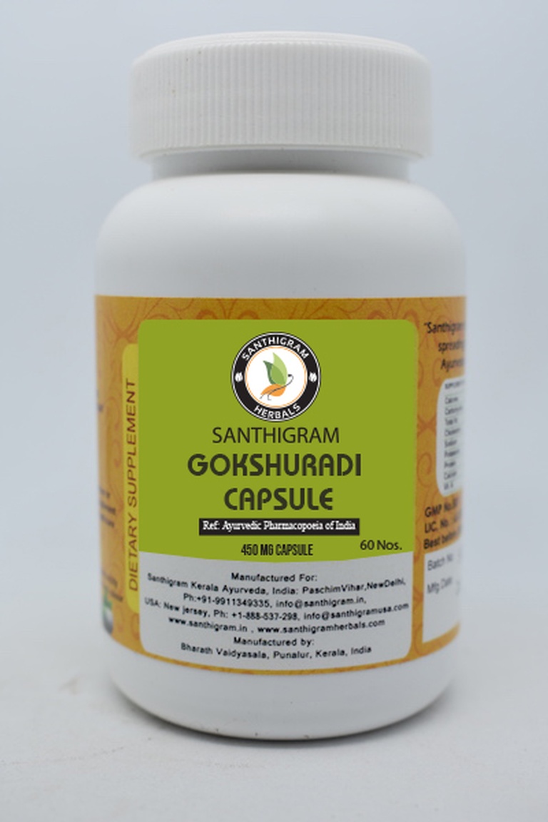 Santhigram Wellness Kerala Ayurveda - Buy Gokshuradi Guggulu Capsules, Dietary Supplement Online in India