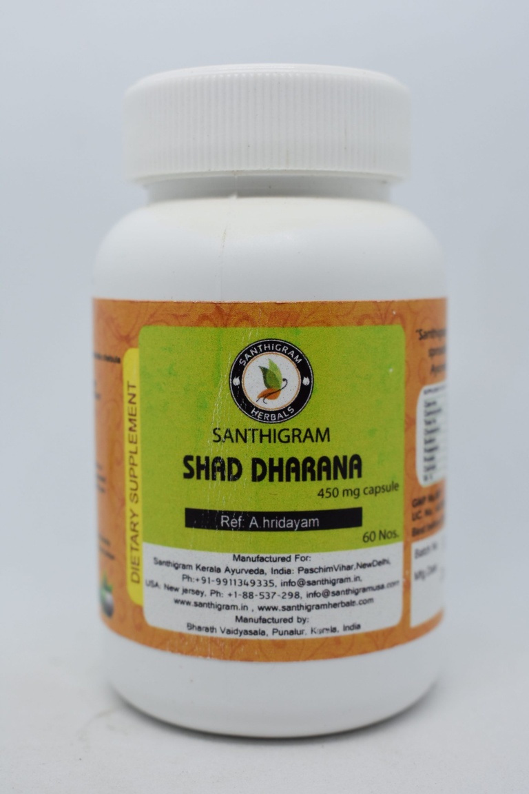 Buy Shaddharana Capsules, Ayurvedic Products Online in India, Santhigram Wellness Kerala Ayurveda