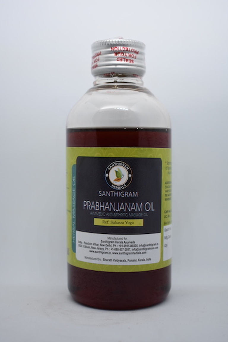 Buy Prabhanjanam Thaila, Herbal Massage Oil Online in India at Santhigram Wellness Kerala Ayurveda