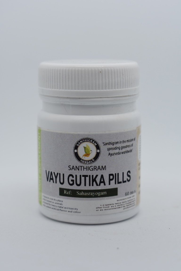 Buy Vayu Pills, Dietary Supplements Online in India at Santhigram Kerala Ayurveda