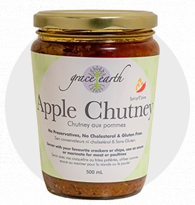 Buy Spicy Apple Chutney Online at Grace Earth Inc.