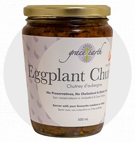 Buy Spicy Eggplant Chutney Online at Grace Earth Inc.