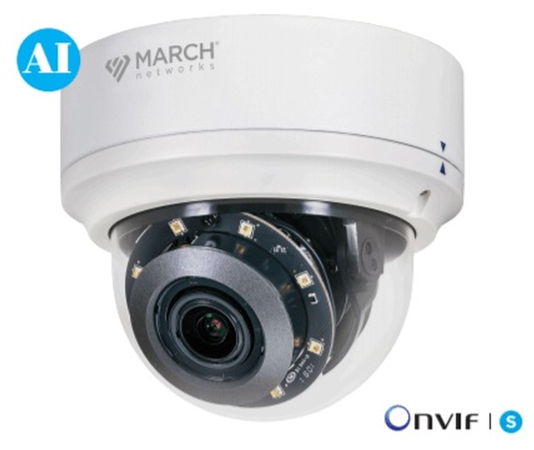 March Networks ME6 Outdoor IR Dome at Omaha Security Solutions
