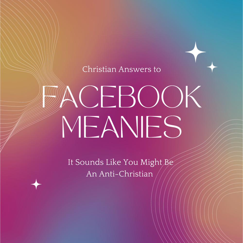 Christian Answers to Facebook Meanies: It Sounds Like You Might be an Anti-Christian Blog by Randy Loubier