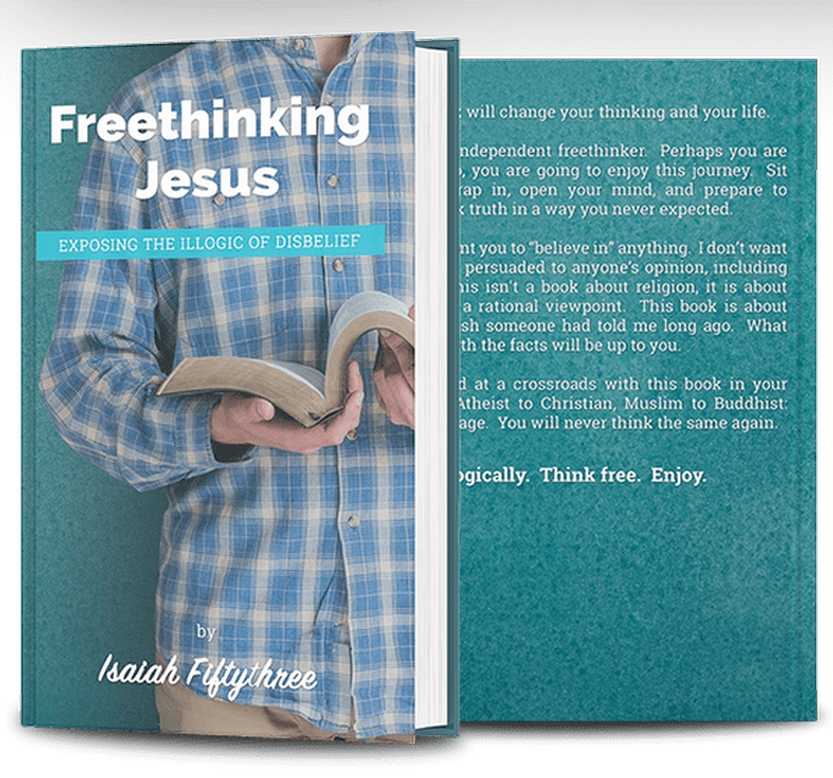 Top Selling Spirituality Books, New Boston - Freethinking Jesus, Exposing the Illogic of Belief by Randy Loubier