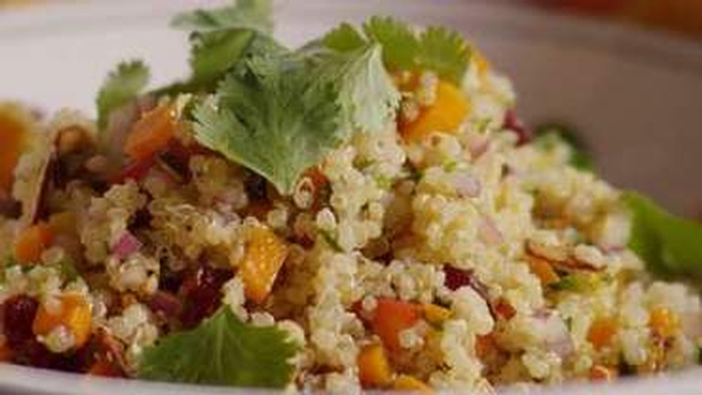 Cranberry Cilantro Quinoa Salad
