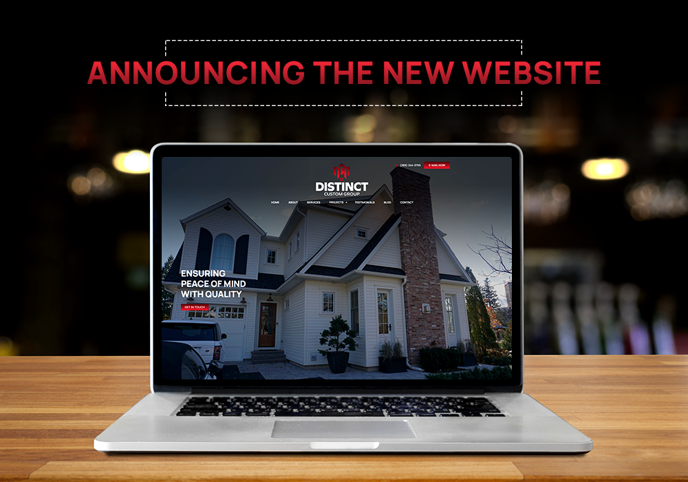 Announcing the New Website - Blog by Distinct Custom Group