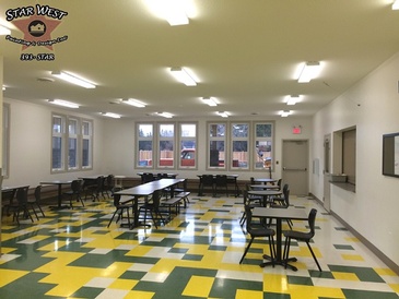 Coaldale Christian School - Epoxy Flooring Services in Lethbridge by Star West Painting and Epoxy