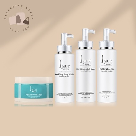 Professional Body Brightening Kit by Best Luxury Skincare Brand - Laur Skin Solutions™