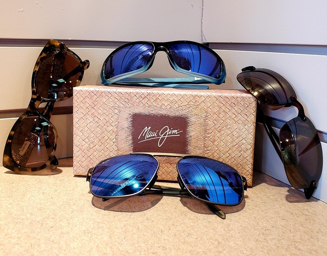 Collection of Maui Jim Sunglasses by Contact Lens Technicians in Penticton, BC