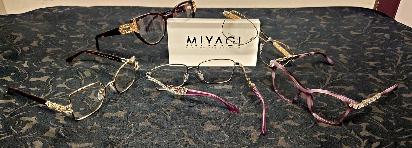 Collection of Miyagi Stylish Eyeglasses - Optical Store in Penticton, BC