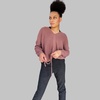Shop for Drawstring Front V Neck Sweater Online by LADYCHICK Gorgeously Strong - Online Boutique Canada