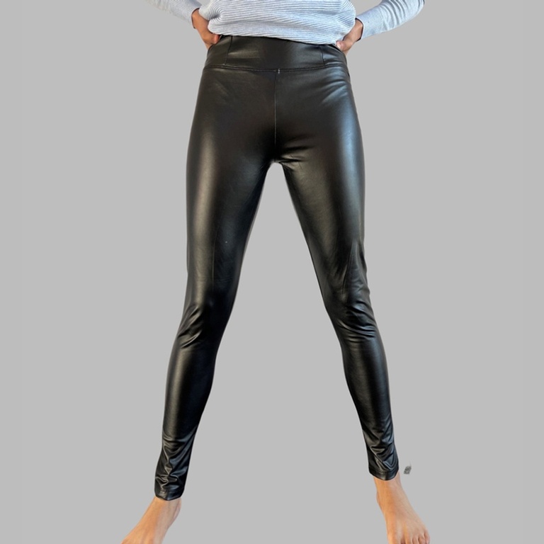 Faux Leather Tummy Tuck Leggings by LADYCHICK Gorgeously Strong, Women's Online Clothing Store