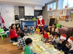 Santa with all the kids at HIDE ‘n' SEEK DAYCARE - Day Care Center in Brampton, Ontario