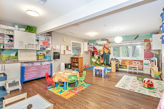 Playful game classroom at HIDE ‘n' SEEK DAYCARE - Licensed Childcare Center in Brampton, Ontario