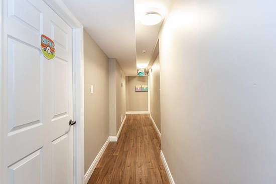 Indoor hallway at HIDE ‘n' SEEK DAYCARE - Licensed Childcare Center in Brampton, Ontario