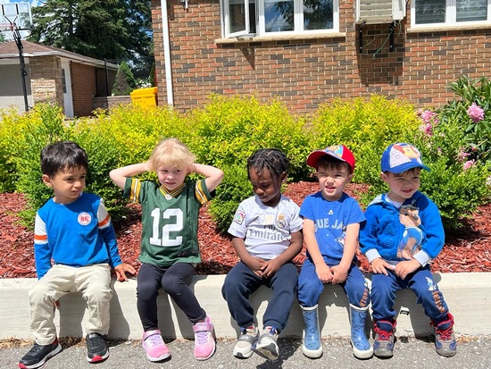 Group of kids at HIDE ‘n' SEEK DAYCARE - Licensed Childcare Center in Brampton, Ontario
