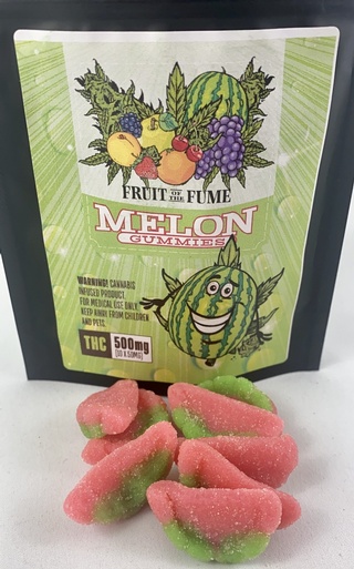 Fruit of the Fume Watermelon Gummies 500mg per pack Weed Edibles Delivery Toronto, ON by Luxurious Weed