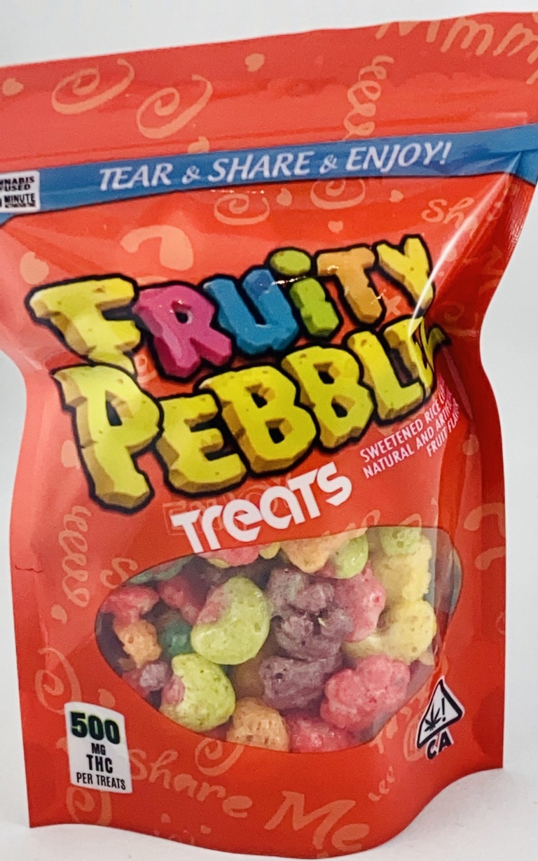 Fruity Pebbles Treats 500mg Weed Edibles Delivery Toronto, ON at Luxurious Weed