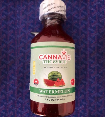 Strawberry Cannavis THC Syrup - 1000mg (VERY STRONG )