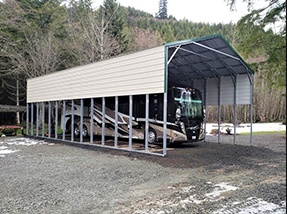 Portable RV Metal Shelters by Pacific Rim Shelters