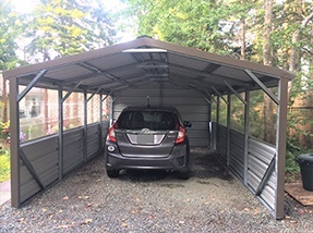 Portable Metal Carports by Pacific Rim Shelters