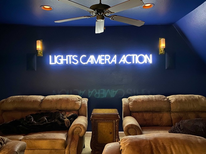 Unique Lighting done for home by BTZ Audio Video, LLC.