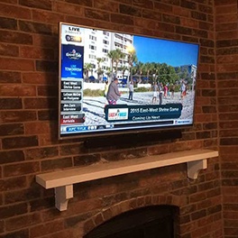 Smart TV installation done by a professional of BTZ Audio Video, LLC.