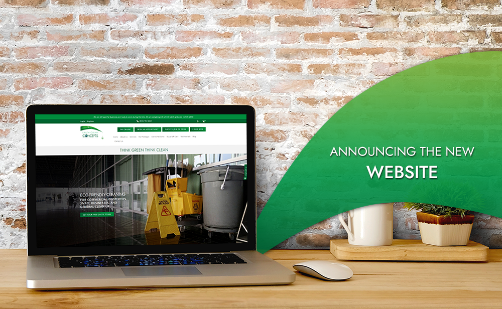 Announcing the New Website - Blog by Earth Clean Concepts 