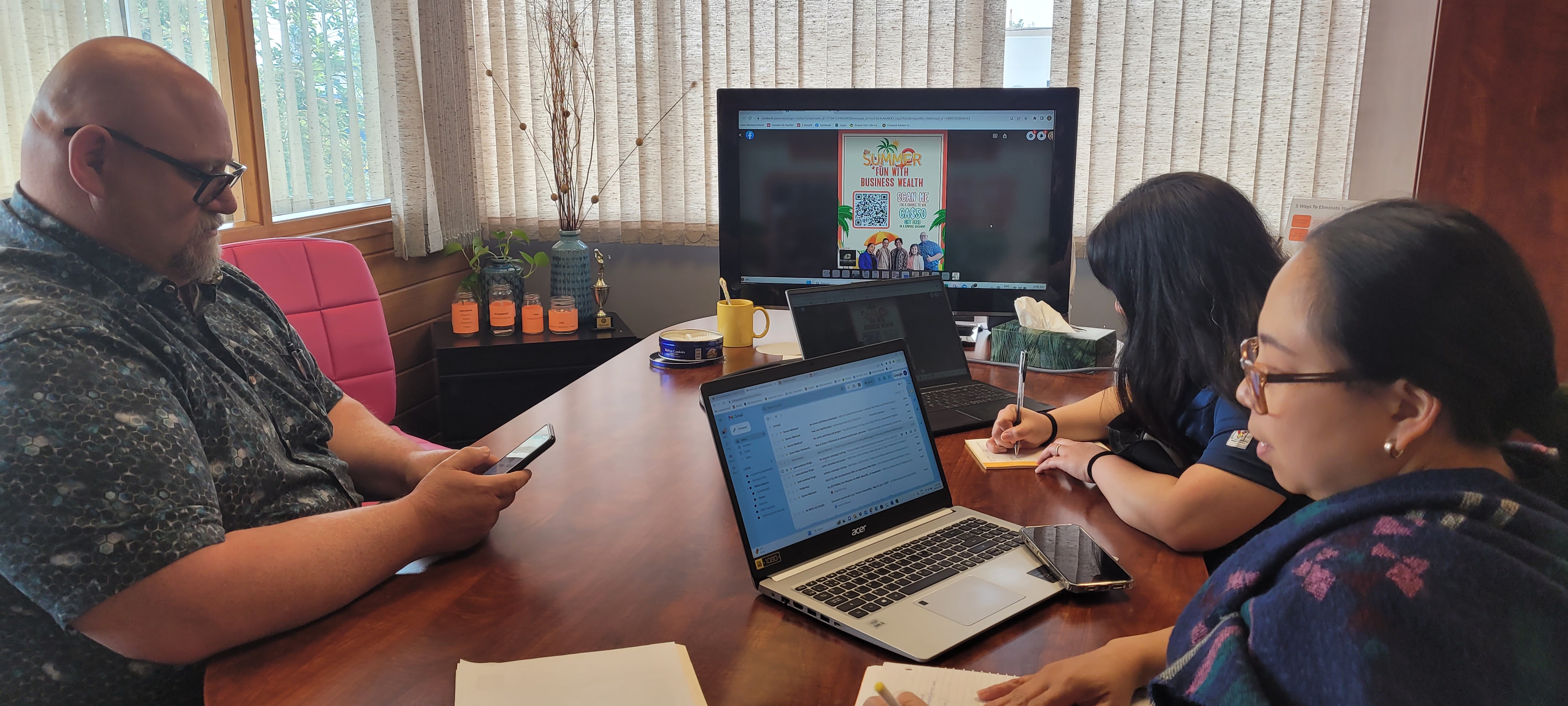 boardroom office work