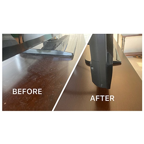 Table Dust Removal Deep Cleaning done by professional cleaners of Gold Standard Cleaning Co.