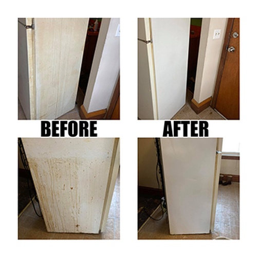 Residential Interior Door Cleaning done by Gold Standard Cleaning Co.