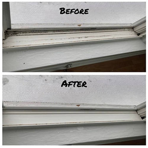 Deep Cleaning Of Sliding Window Track by Gold Standard Cleaning Co.
